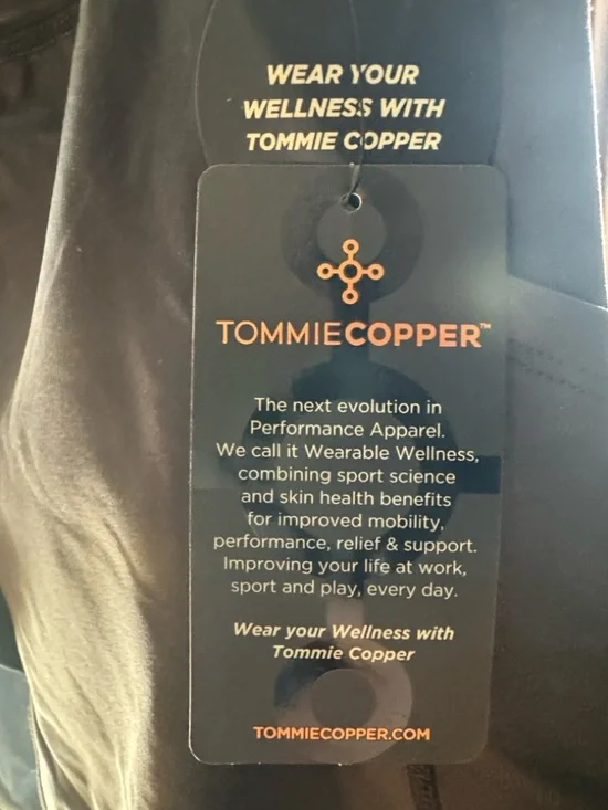 NWT Tommy Copper lower back support leggings - Picture 10 of 10